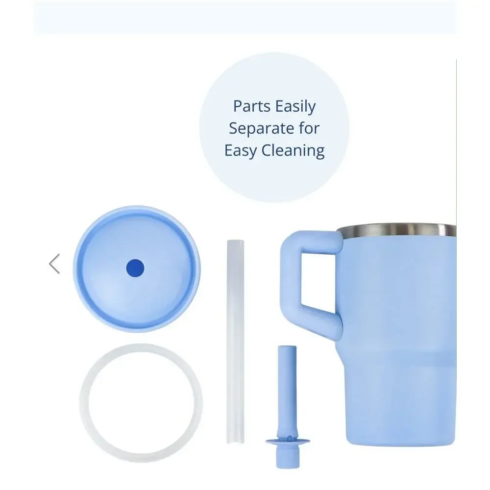 Replay Kids Insulated Straw Cup 10 Oz. Blue,